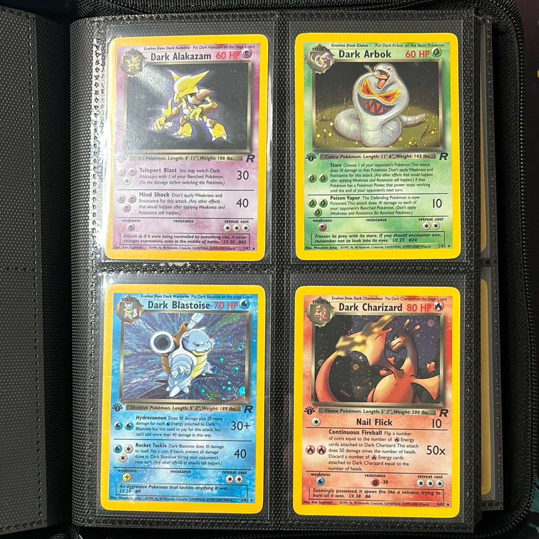 1st edition Team Rocket complete set One Five One