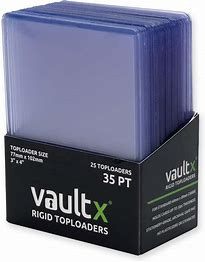 VaultX - Rigid Toploaders 35pt (25 Pack)