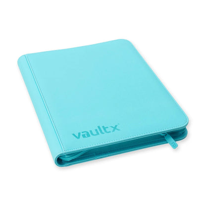 VaultX - 9-Pocket Exo-Tec® Zip Binder Pastel Blue