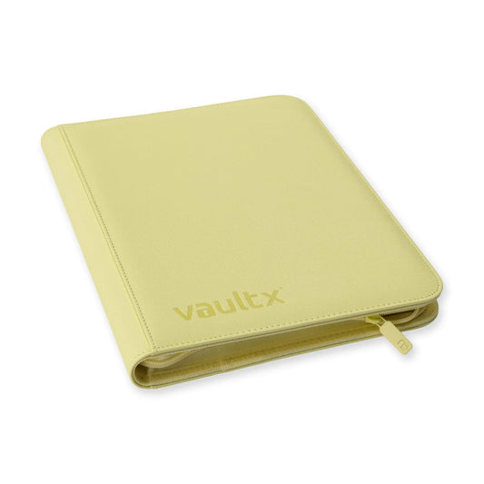 VaultX - 9-Pocket Exo-Tec® Zip Binder Pastel Yellow