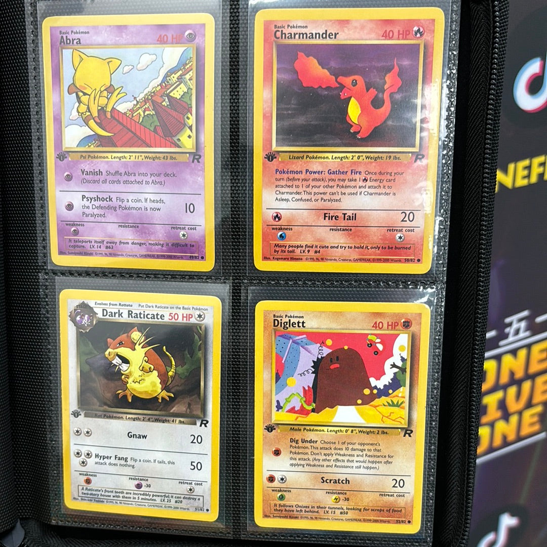 1st edition Team Rocket complete set