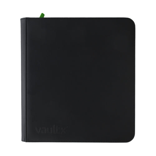 VaultX - 12-Pocket Exo-Tec® Zip Binder - Signature Black