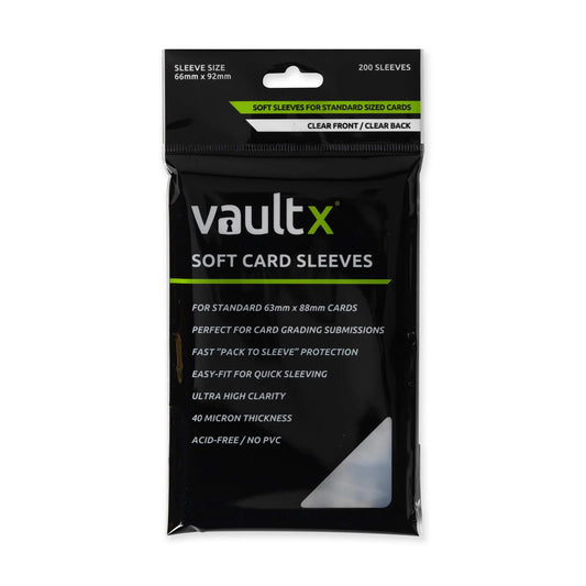 VaultX - Soft Card Sleeves (200 Pack)