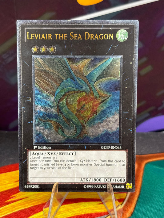 Yugioh - Leviair The Sea Dragon [Ultimate Rare 1st Edition] GENF-EN043