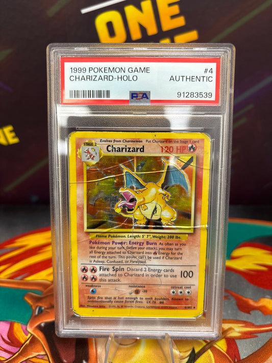 Charizard - Base Set 4/102 - PSA authentic