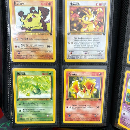 1st edition Team Rocket complete set