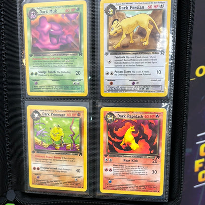 1st edition Team Rocket complete set