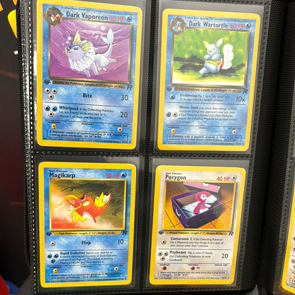 1st edition Team Rocket complete set