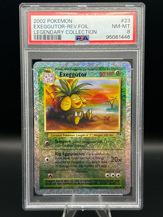 Exeggutor - Legendary Collection 23/110 Reverse Holo - PSA 8