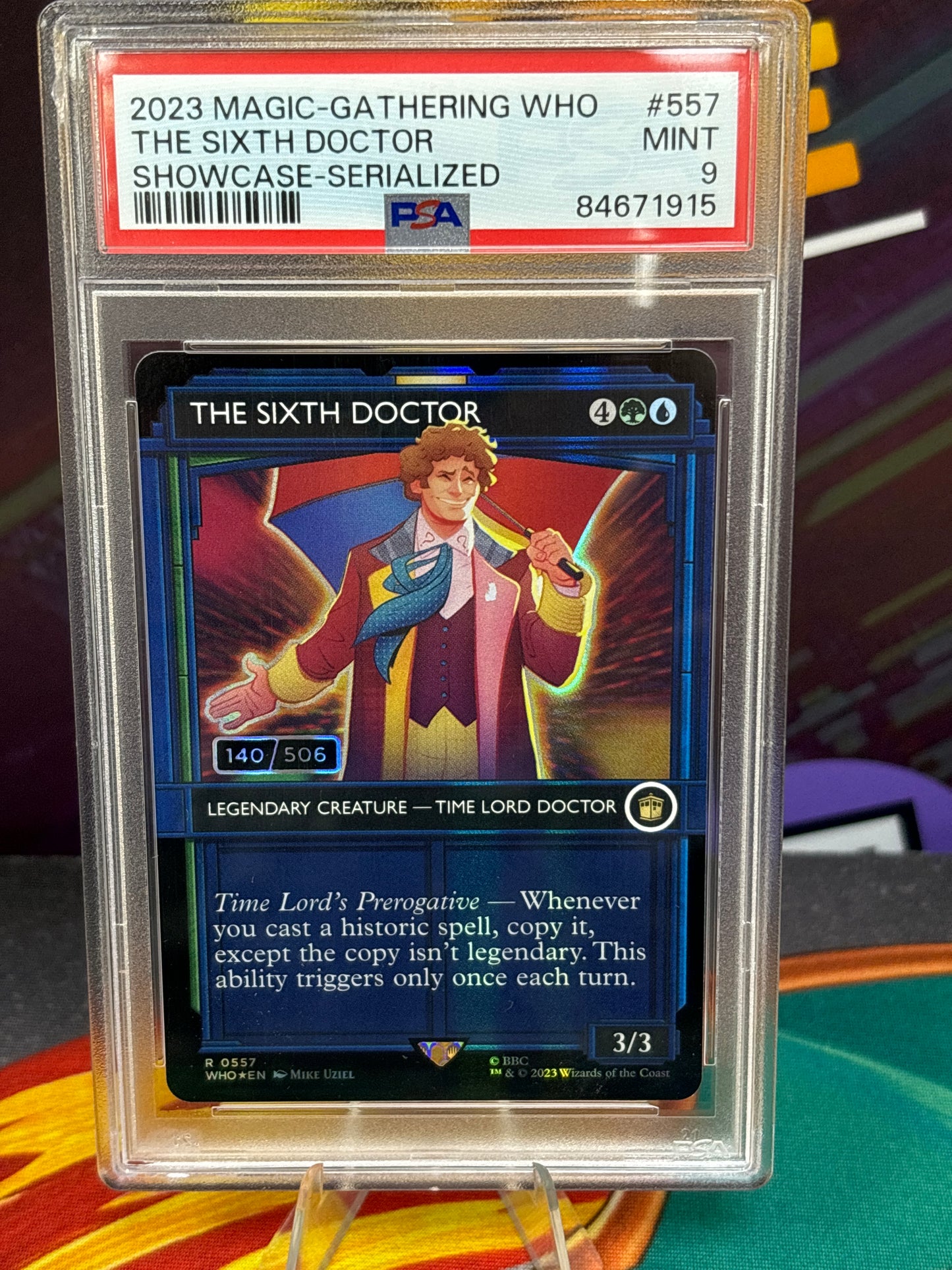 MTG - The Sixth Doctor - Doctor Who #557z - Serialized PSA 9