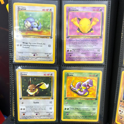 1st edition Team Rocket complete set