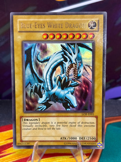 Yugioh - Blue-eyes White Dragon LOB-E001