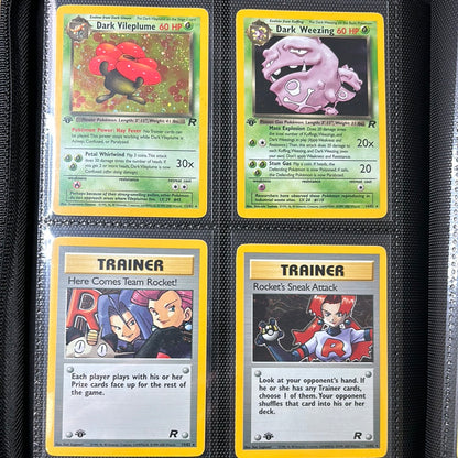 1st edition Team Rocket complete set