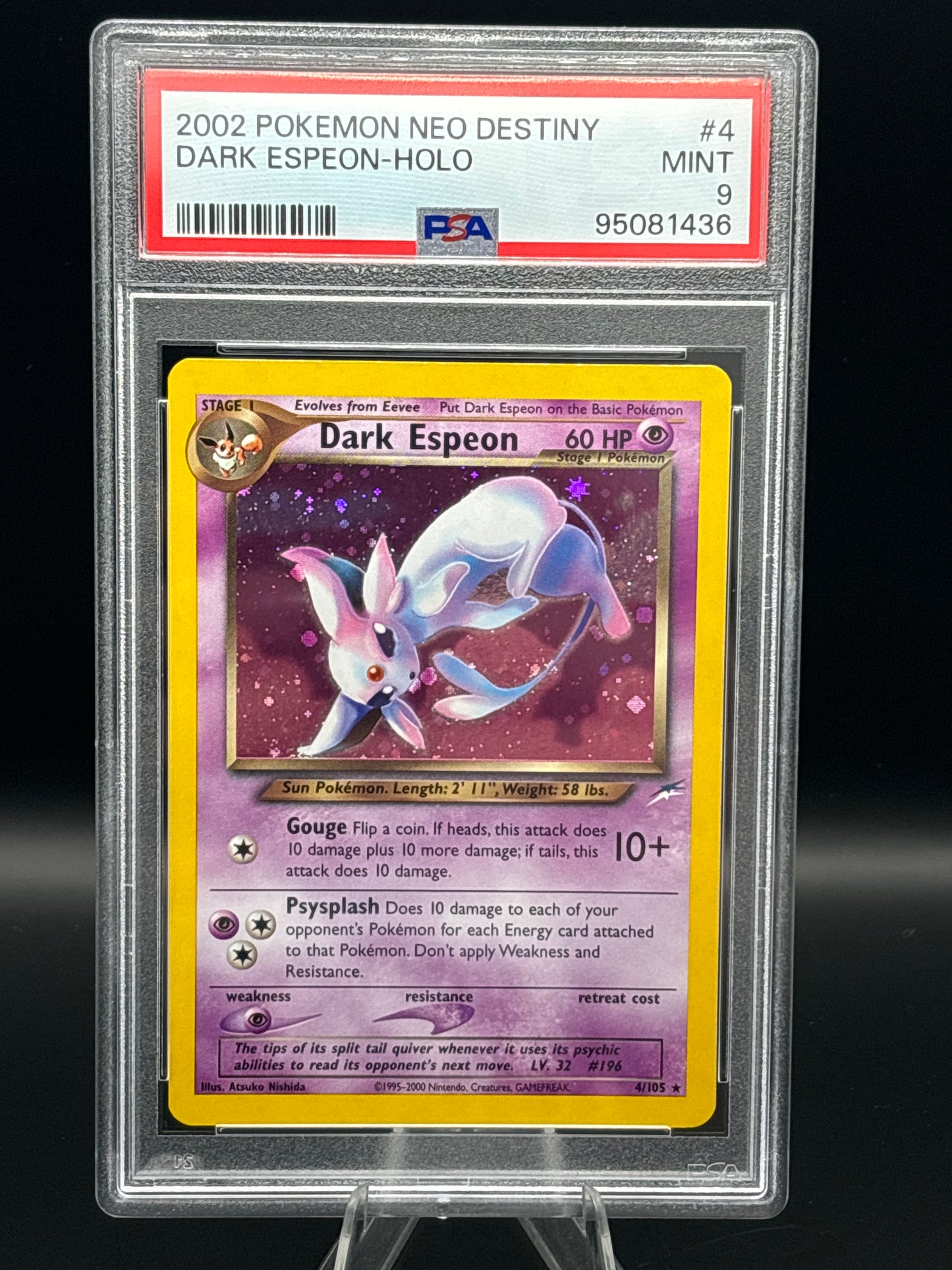 Dark Espeon - Neo Destiny 4/105 - PSA 9