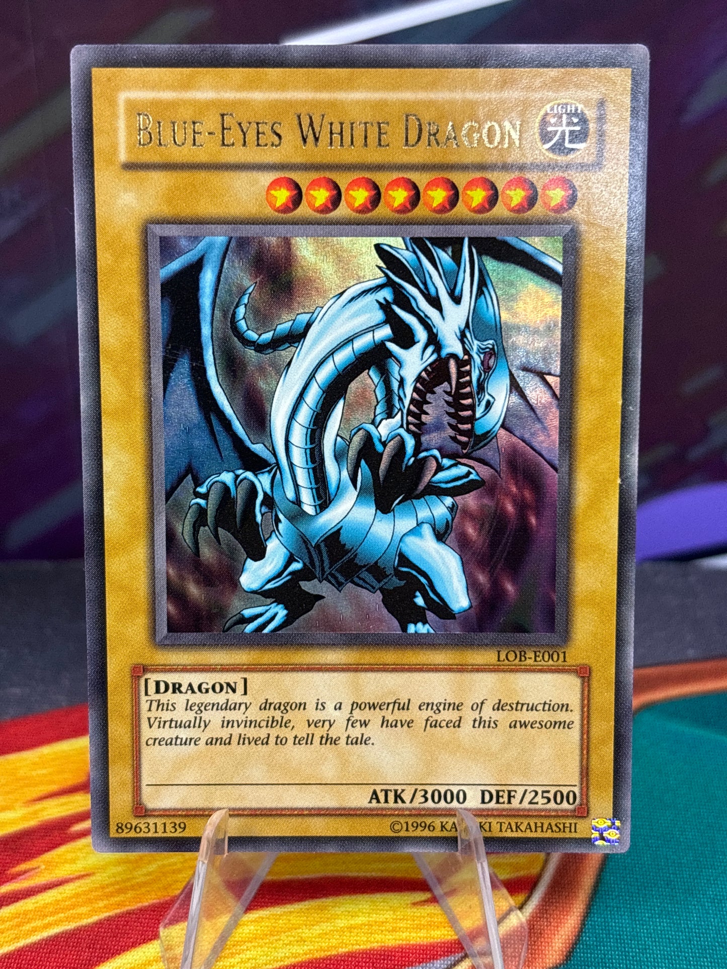 Yugioh - Blue-eyes White Dragon LOB-E001