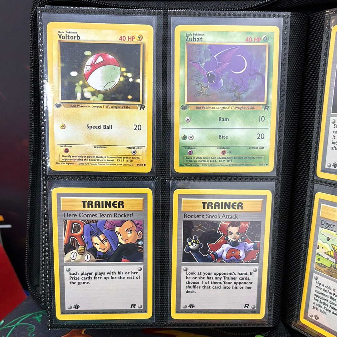 1st edition Team Rocket complete set