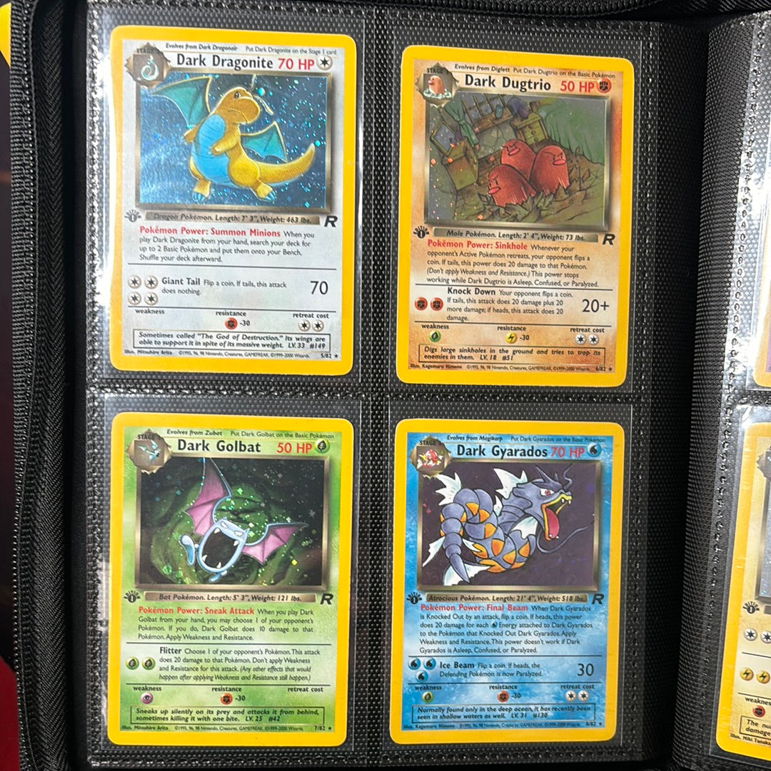 1st edition Team Rocket complete set