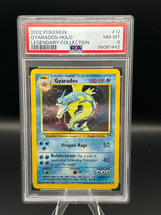 Gyarados - Legendary Collection 12/110 - PSA 8