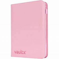 VaultX - 9-Pocket Exo-Tec® Zip Binder - Pink