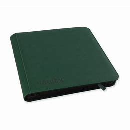 VaultX - 12-Pocket Exo-Tec® Zip Binder - Forest Green