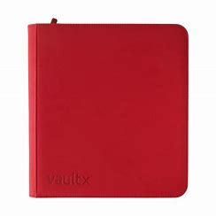 VaultX 12-Pocket Exo-Tec® Zip Binder XL - Fire Red