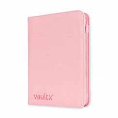 VaultX - 9-Pocket Exo-Tec® Zip Binder - Just Pink