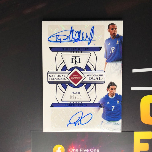 Henry/Pires Dual Auto 09/15 - 2022 Panini National Treasures