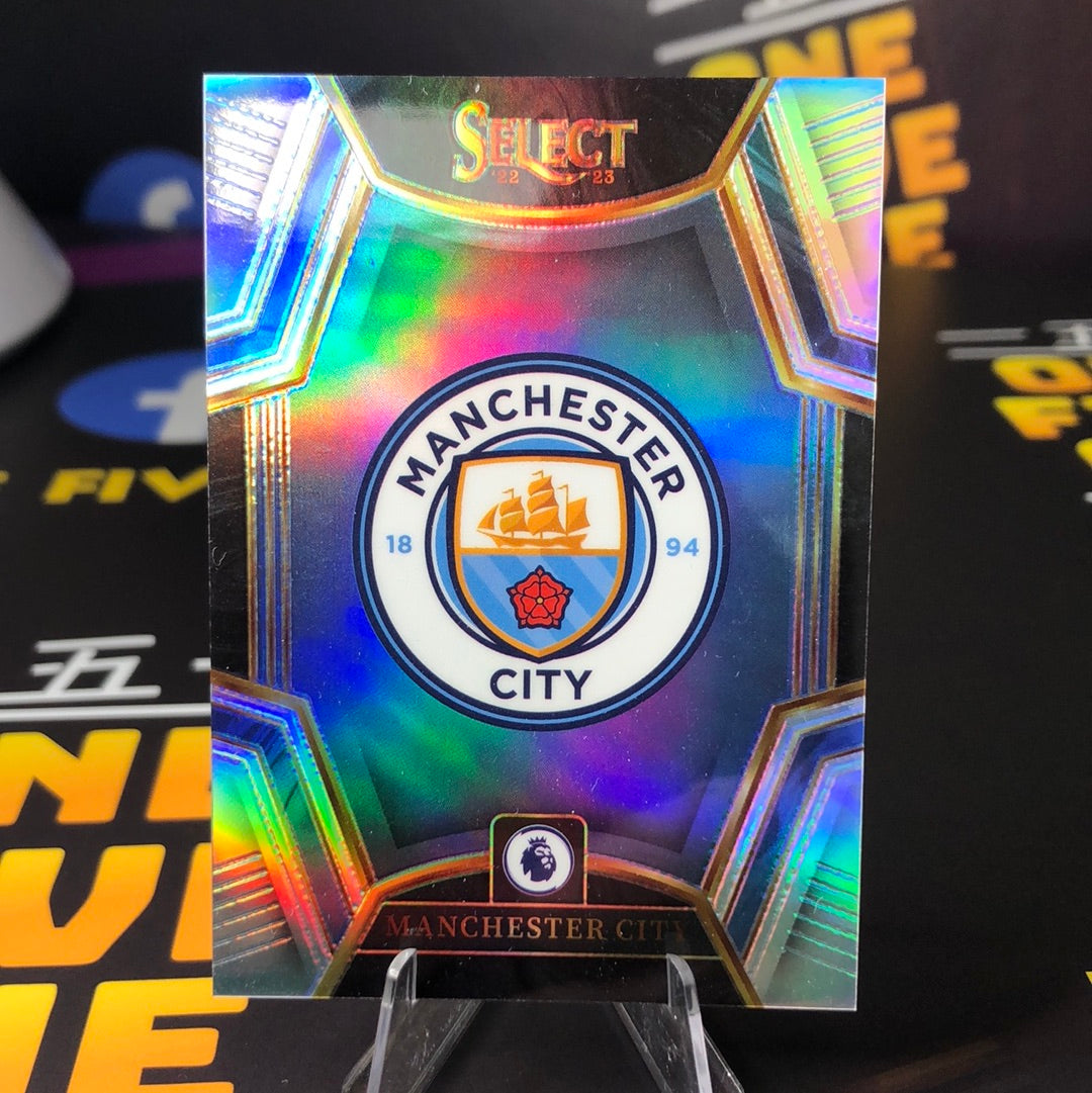 Manchester City Team Badge - 2023 Panini Select Premier League - Case Hit