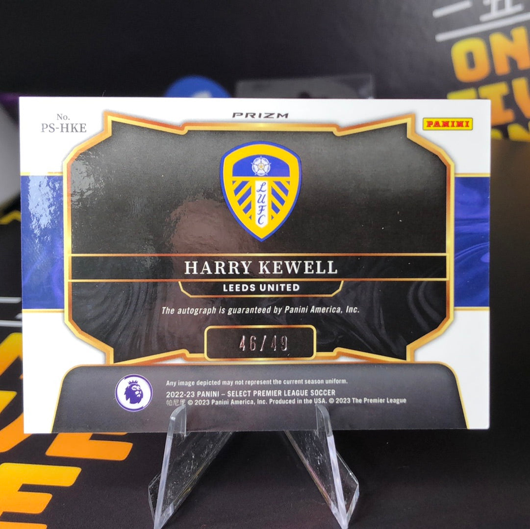 Harry Kewell - 2022-23 Panini Select Premier League Purple Auto