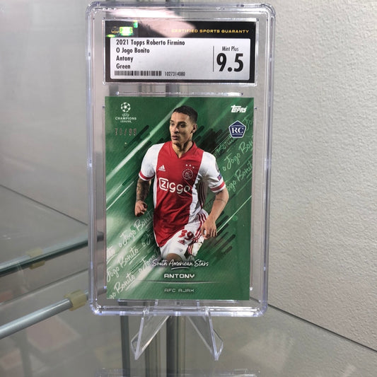 Antony RC - 2021 Topps Roberto Firmino set Green CSG 9.5