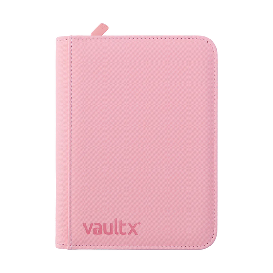 VaultX - 4-Pocket Exo-Tec® Zip Binder - Just Pink