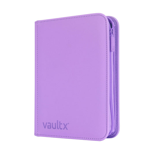 VaultX - 4-Pocket Exo-Tec® Zip Binder - Just Purple