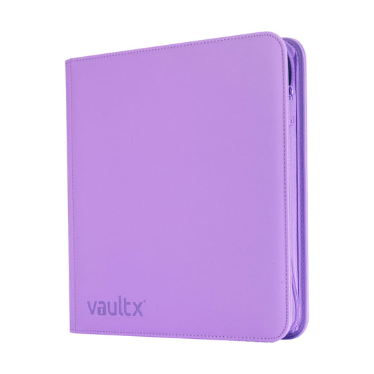 VaultX - 12-Pocket Exo-Tec® Zip Binder - Just Purple