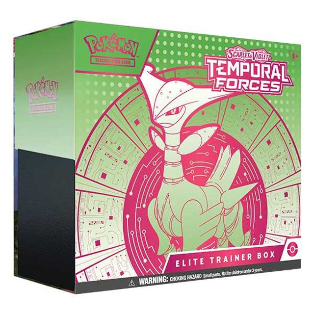 Pokémon TCG: Scarlet & Violet-Temporal Forces Elite Trainer Box (Iron Leaves)