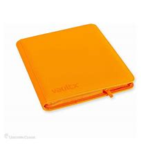 VaultX - 12-Pocket Exo-Tec® Zip Binder - Neon Orange