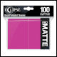 Ultra Pro - Eclipse Standard Matte Sleeves 100 Pack - Hot Pink