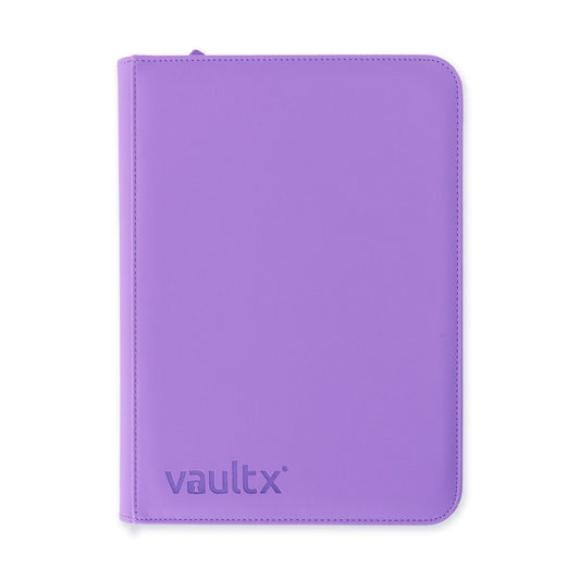 VaultX - 9-Pocket Exo-Tec® Zip Binder - Just Purple